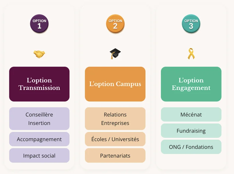 Carte des opportunités professionnelles